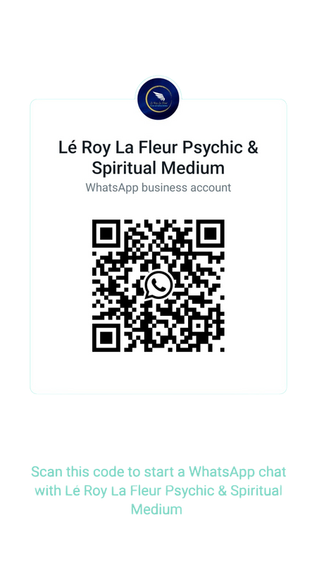 QR code for contact details of Le Roy La Fleur 