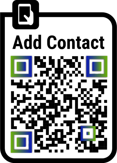 qr code to scan to obtain all contact information for Psychic medium Le Roy La Fleur 